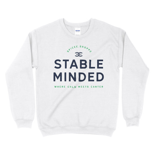Stable Minded | White | Sweatshirt