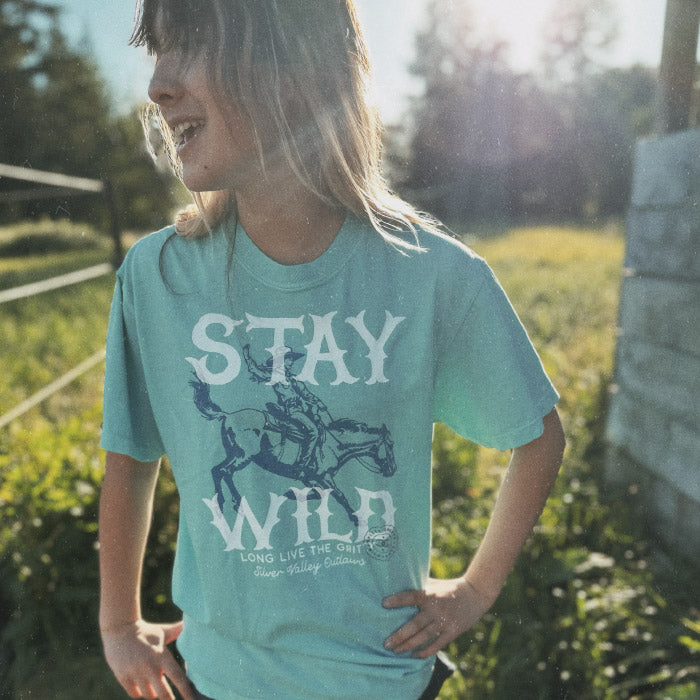 Stay Wild | Chalky Mint | Tee Shirt