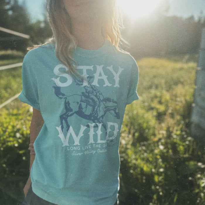 Stay Wild | Chalky Mint | Tee Shirt