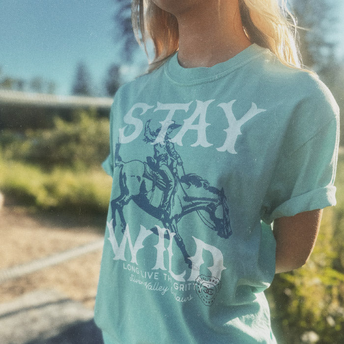 Stay Wild | Chalky Mint | Tee Shirt