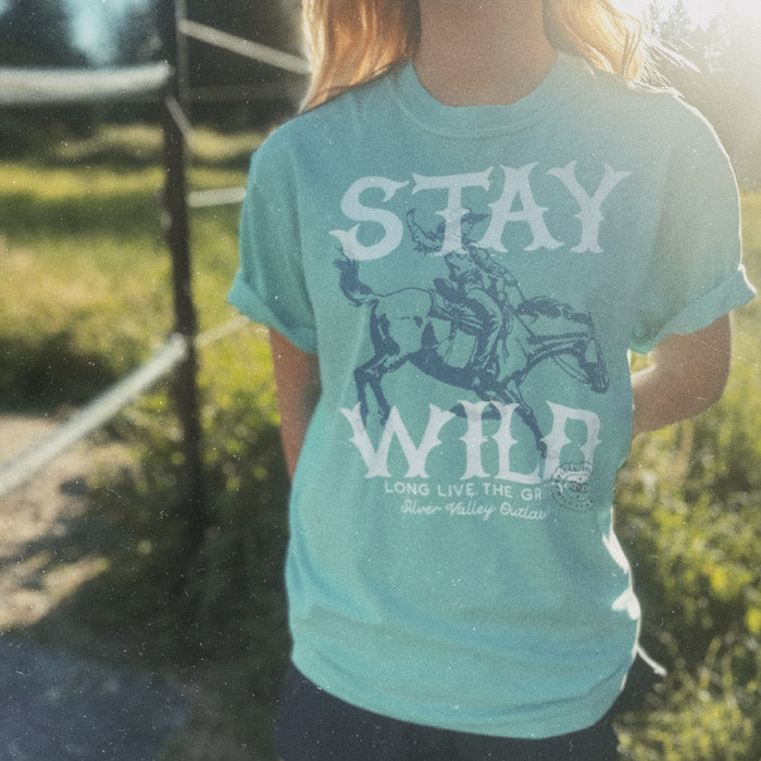 Stay Wild | Chalky Mint | Tee Shirt