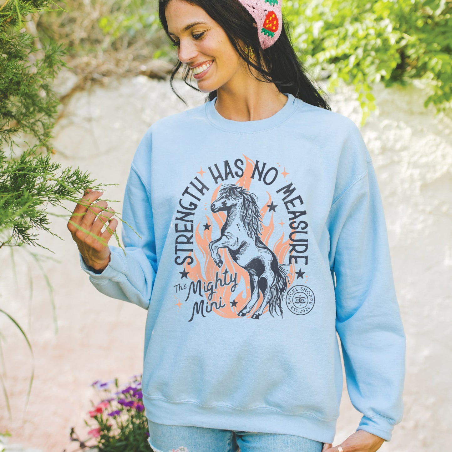 The Mighty Mini | Light Blue | Sweatshirt
