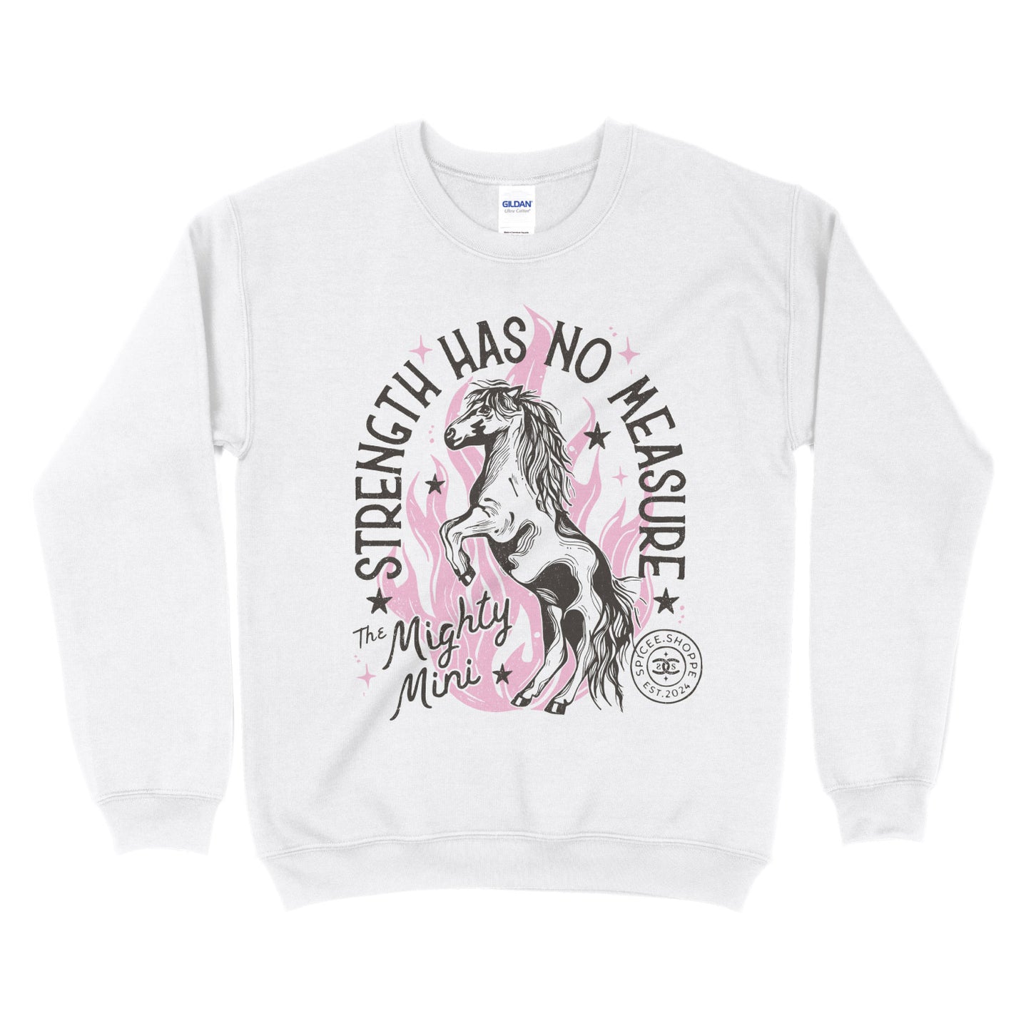 The Mighty Mini | White | Sweatshirt