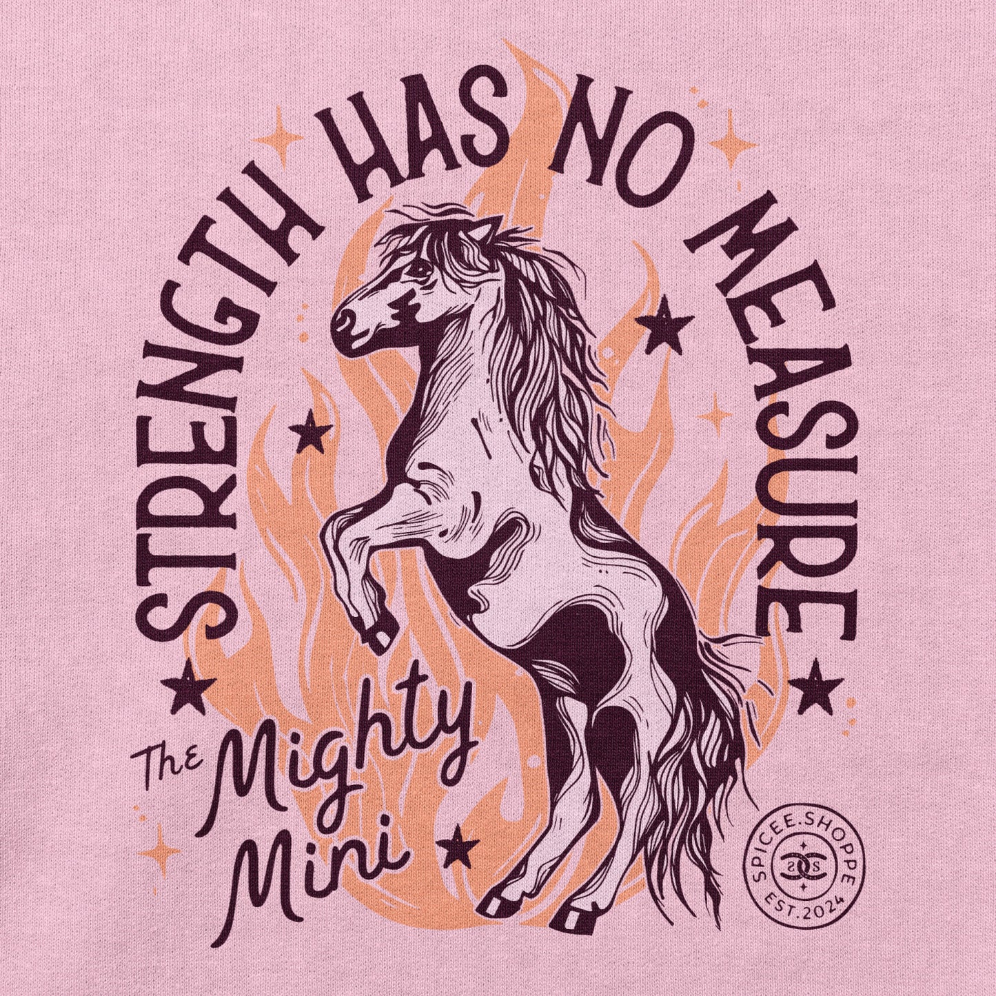 Mighty Mini | Light Pink | Hoodie