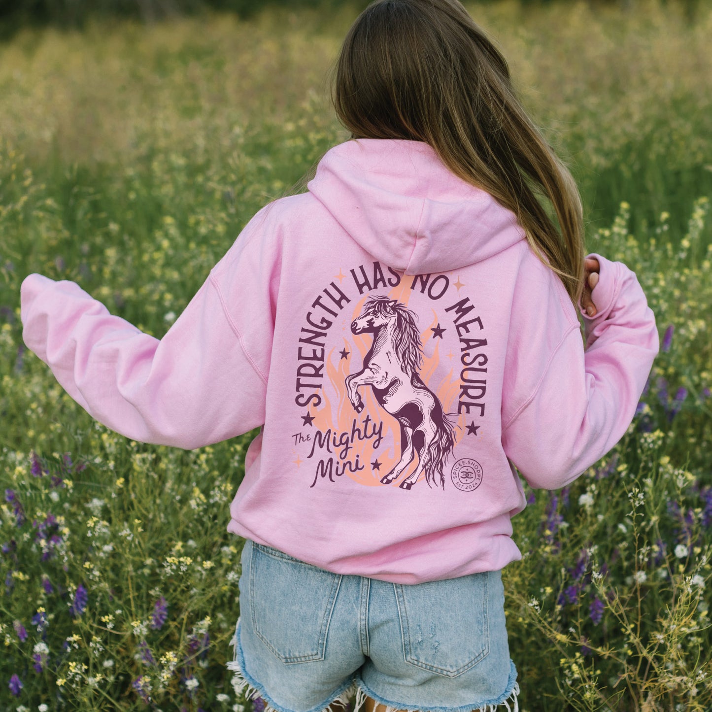 Mighty Mini | Light Pink | Hoodie