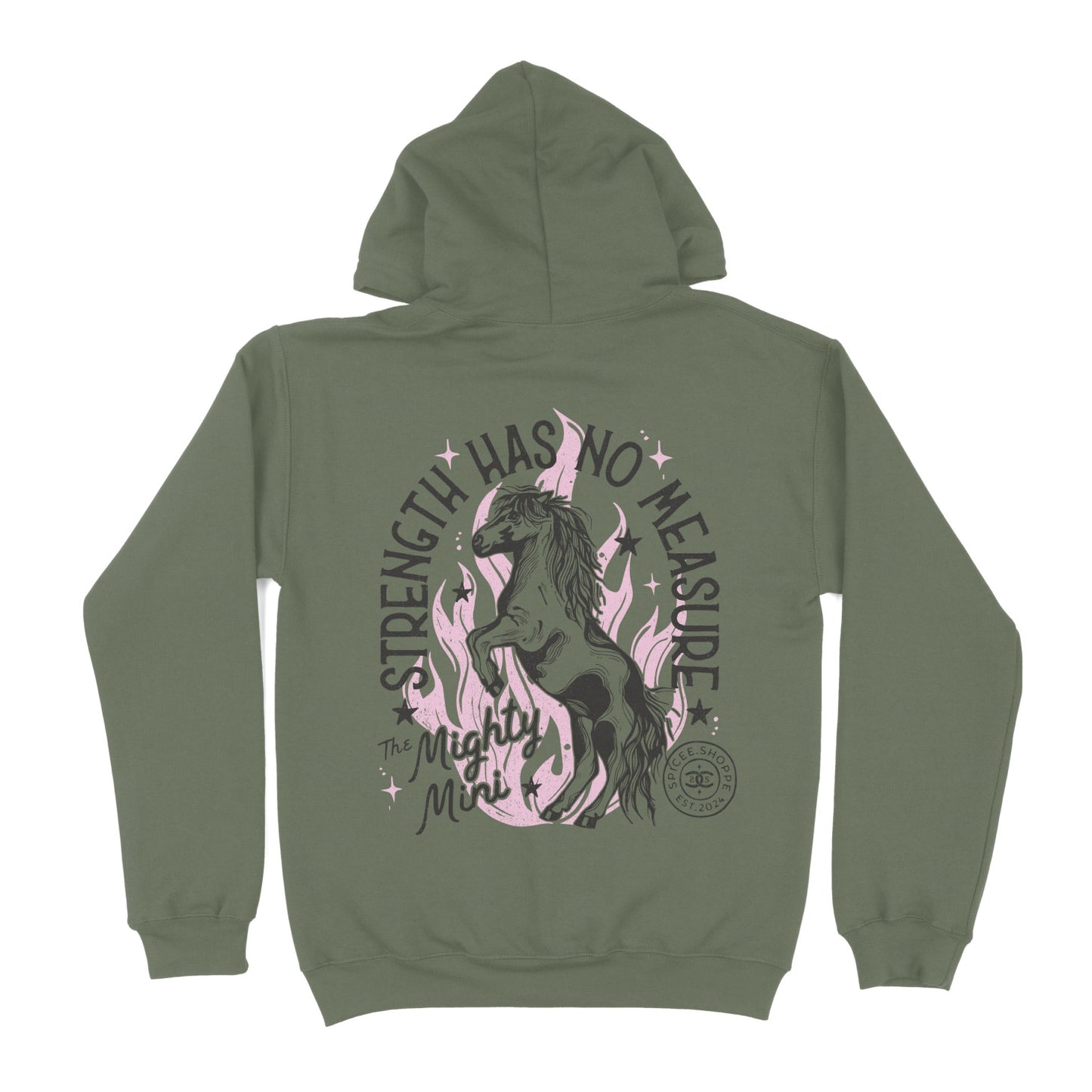 Mighty Mini | Military Green | Hoodie