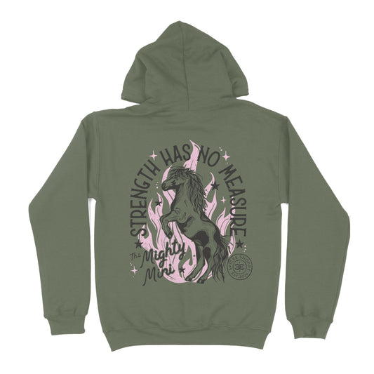Mighty Mini | Military Green | Hoodie