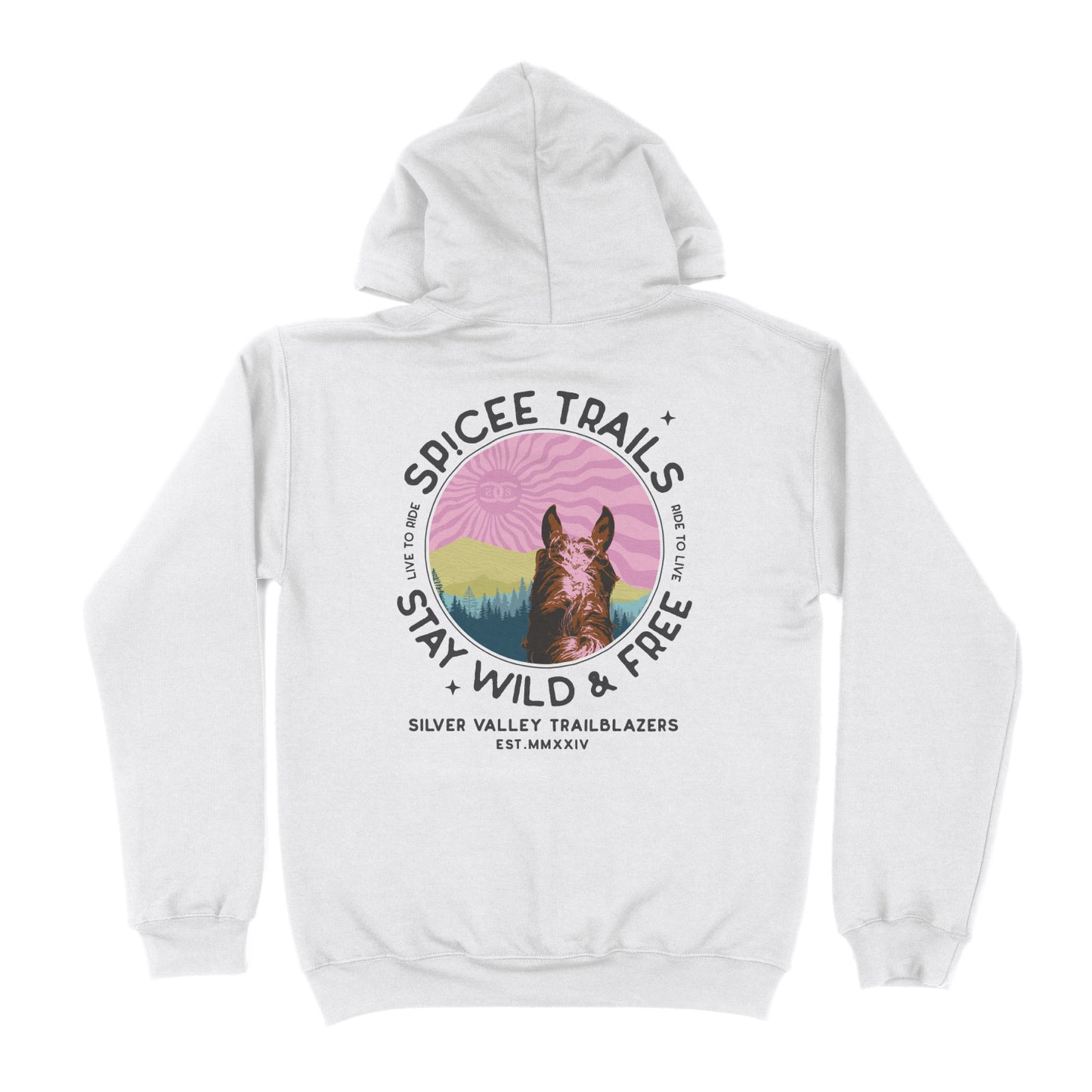 Stay Wild | White | Hoodie