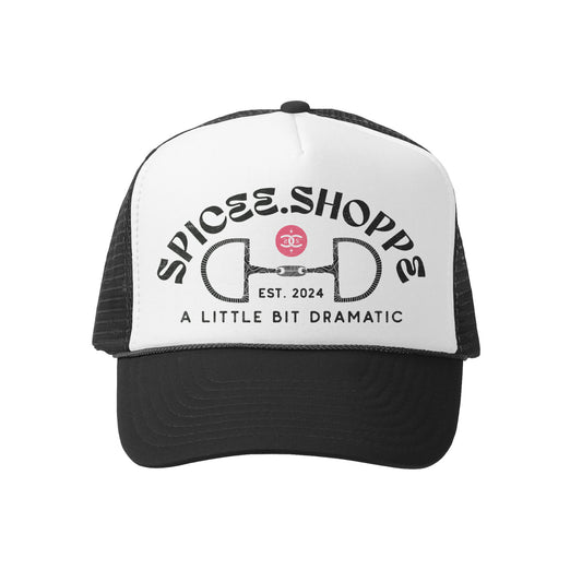 Little Bit Dramatic | Black & White | Trucker Hat