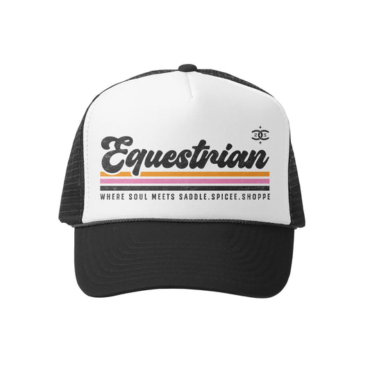 Retro EQ | Black & White | Trucker Hat