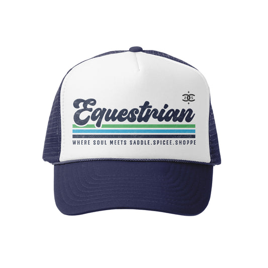 Retro EQ | Navy & White | Trucker Hat