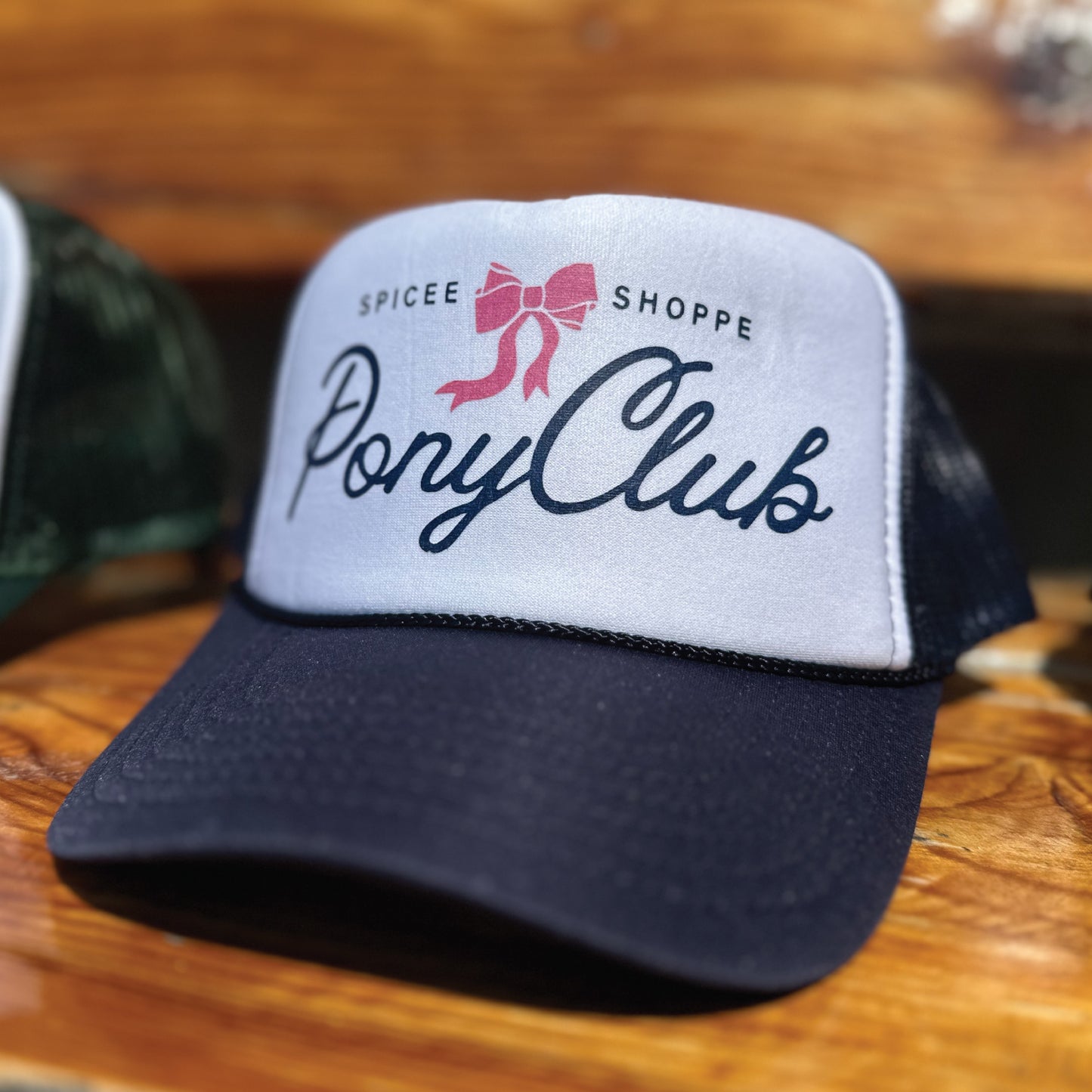 Pony Club | Navy & White | Trucker Hat