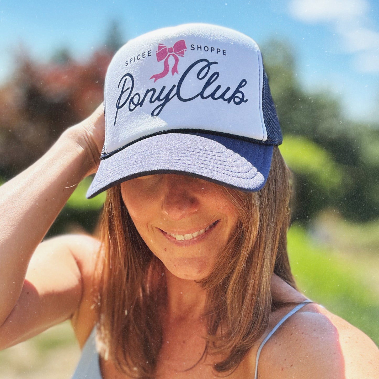 Pony Club | Navy & White | Trucker Hat