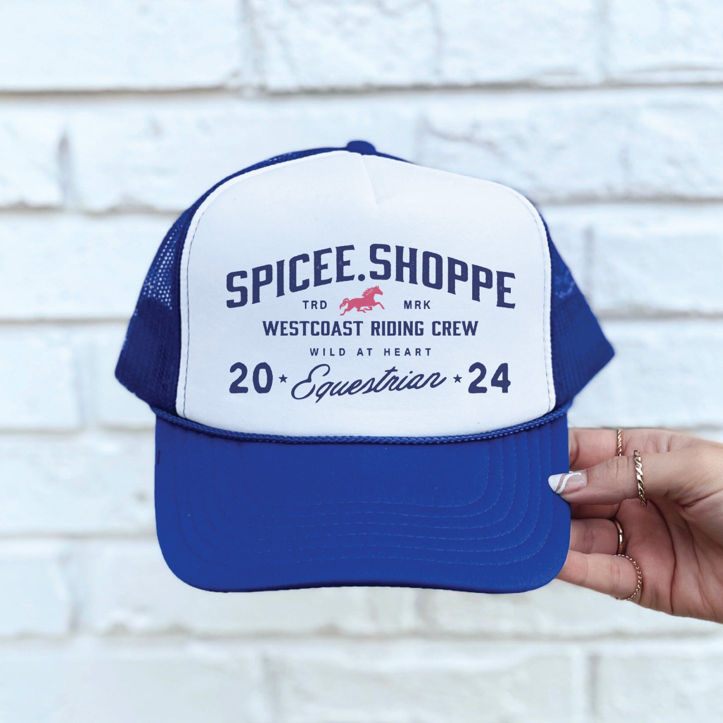 Westcoast Crew | Royal & White | Trucker Hat