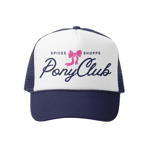 Pony Club | Navy & White | Trucker Hat