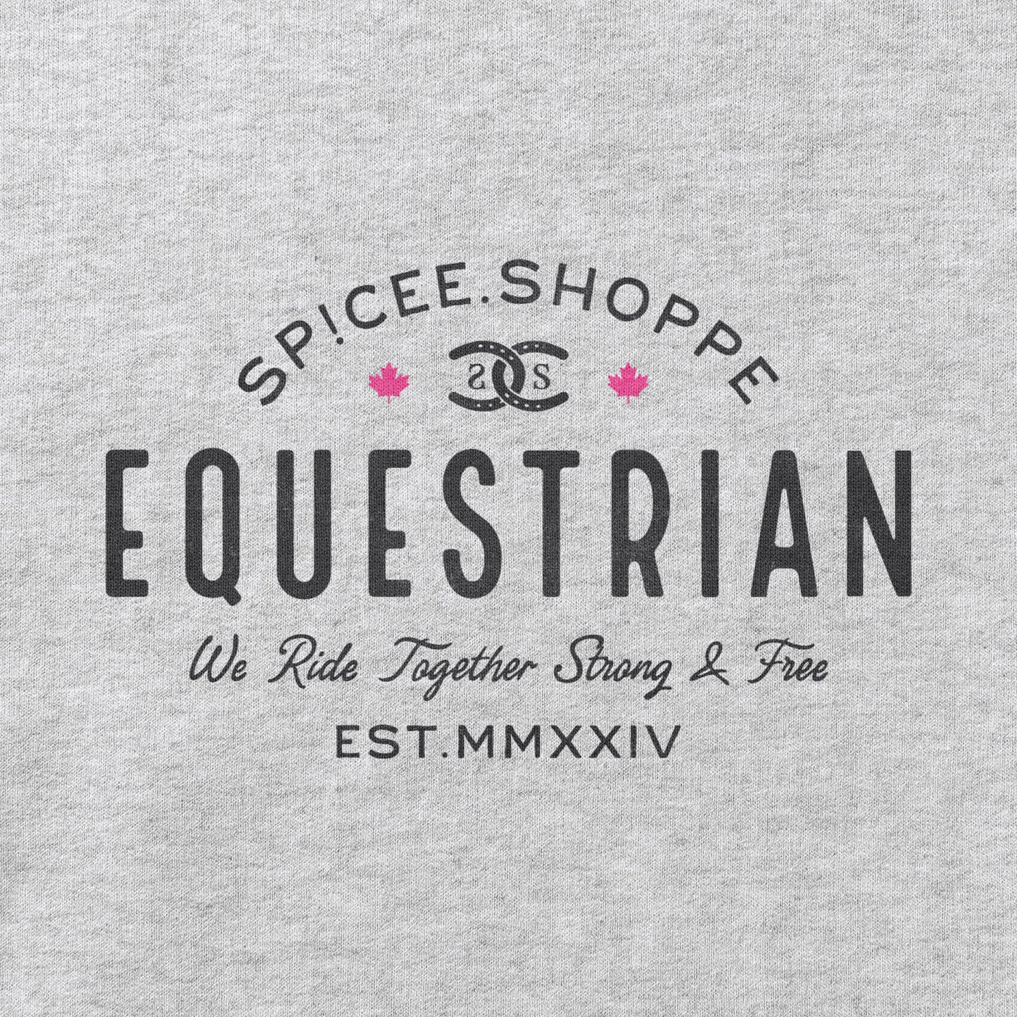 Vintage Equestrian | Ash Grey | Hoodie