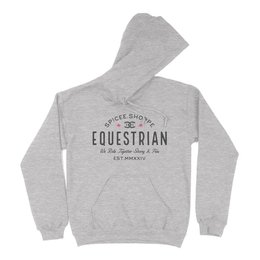 Vintage Equestrian | Ash Grey | Hoodie