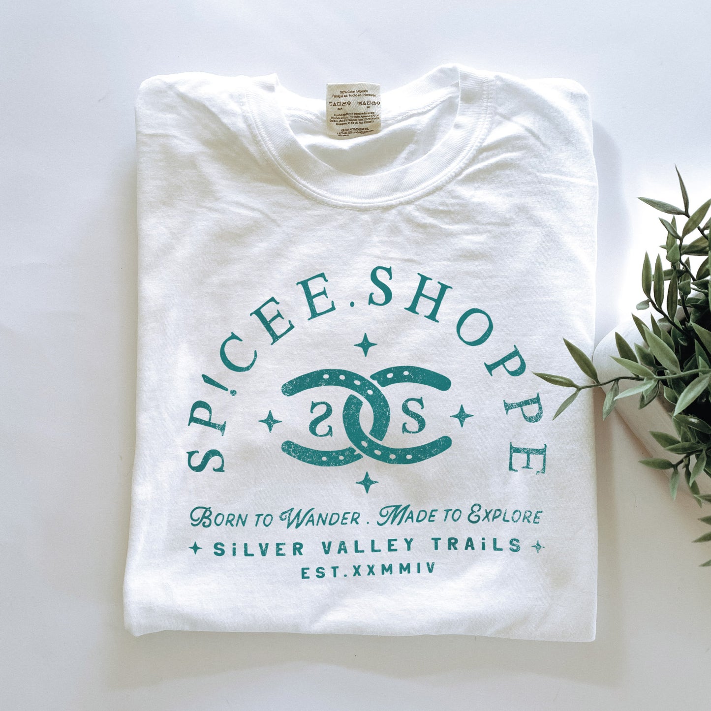 SPICEE Vintage Logo | White | Tee Shirt