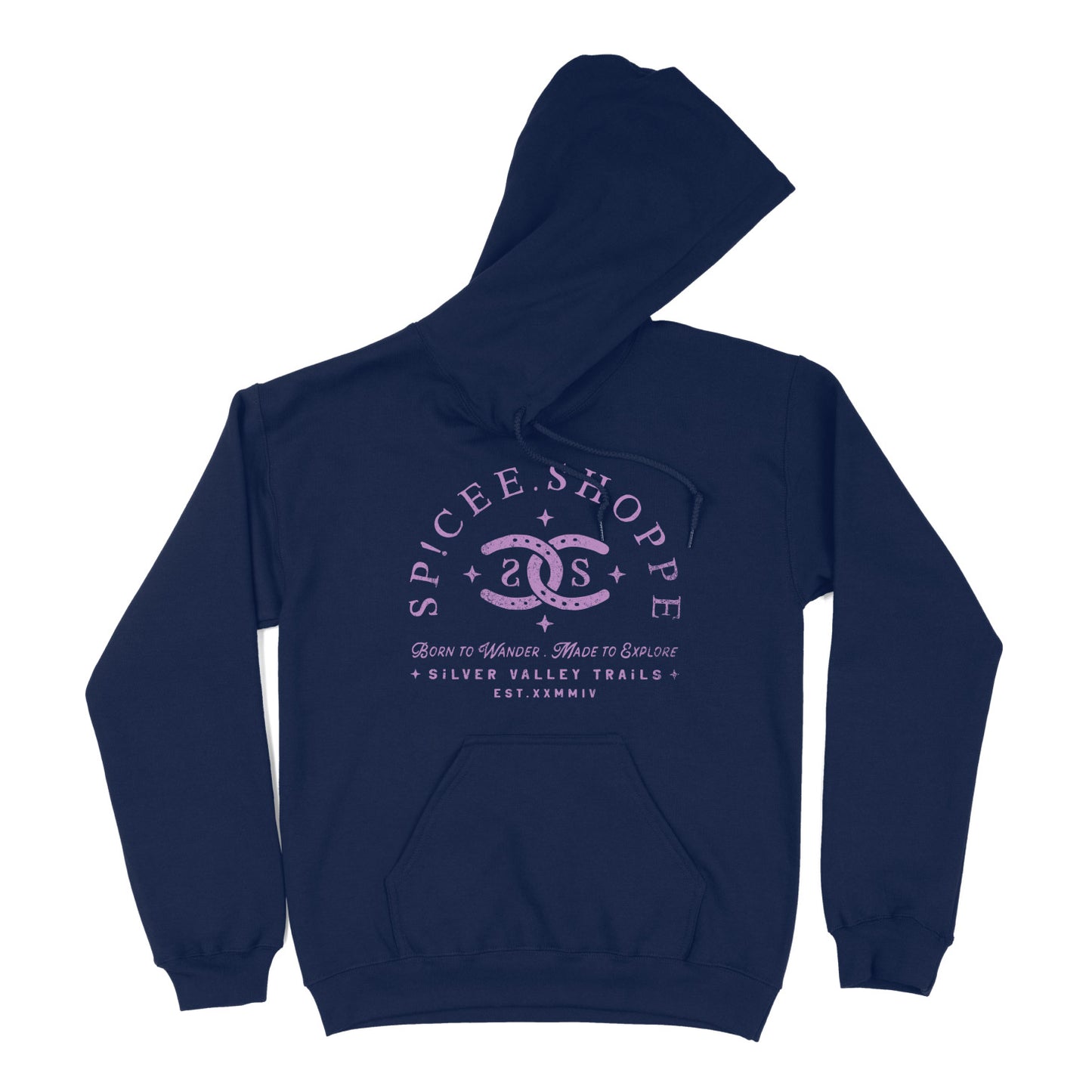 SPICEE Vintage Logo | Navy Blue | Hoodie