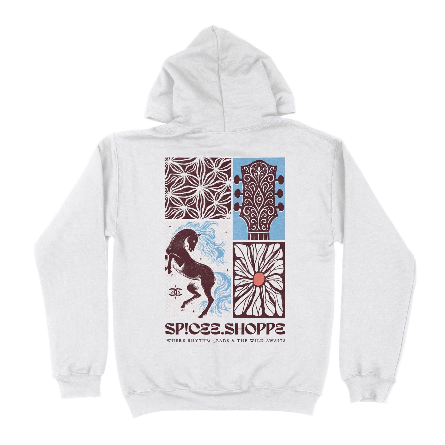 SPICEE Rhythm | White | Hoodie