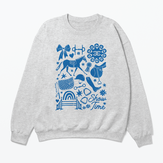 Show Time | Ash Grey | Sweatshirt