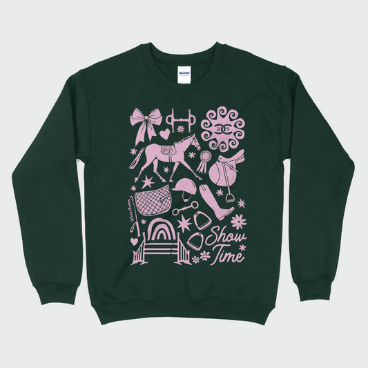 Show Time | Forest Green | Sweatshirt