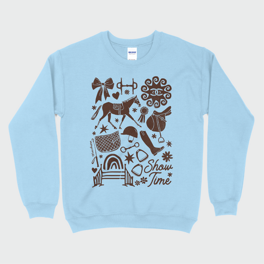 Show Time | Light Blue | Sweatshirt