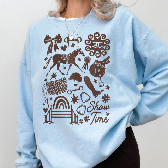 Show Time | Light Blue | Sweatshirt