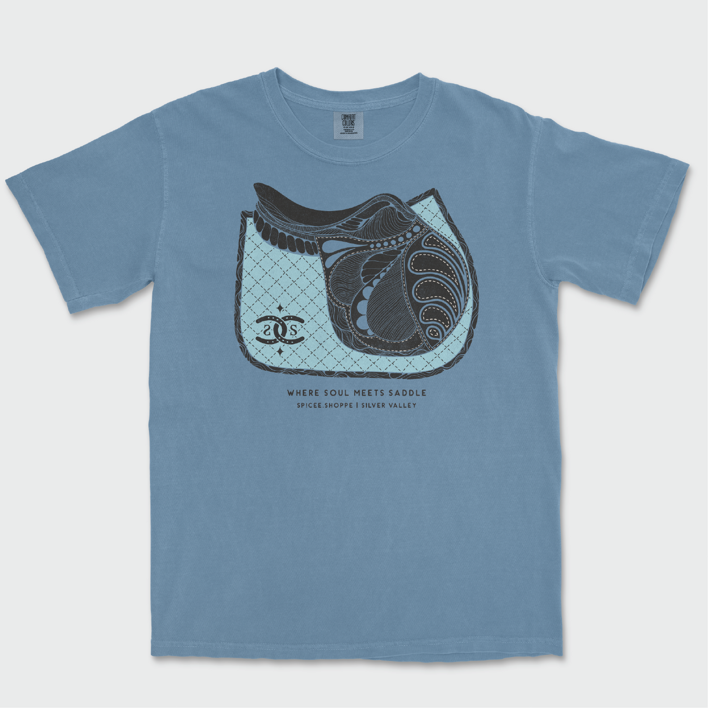 Soul Saddle | Ice Blue | Tee Shirt