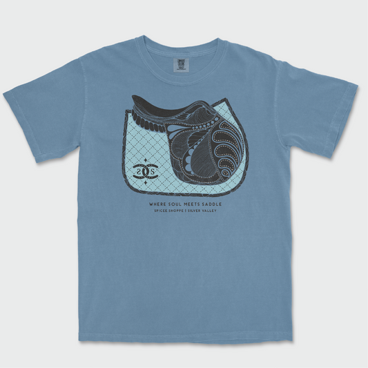 Soul Saddle | Ice Blue | Tee Shirt
