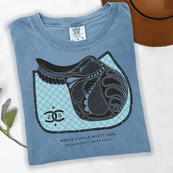 Soul Saddle | Ice Blue | Tee Shirt