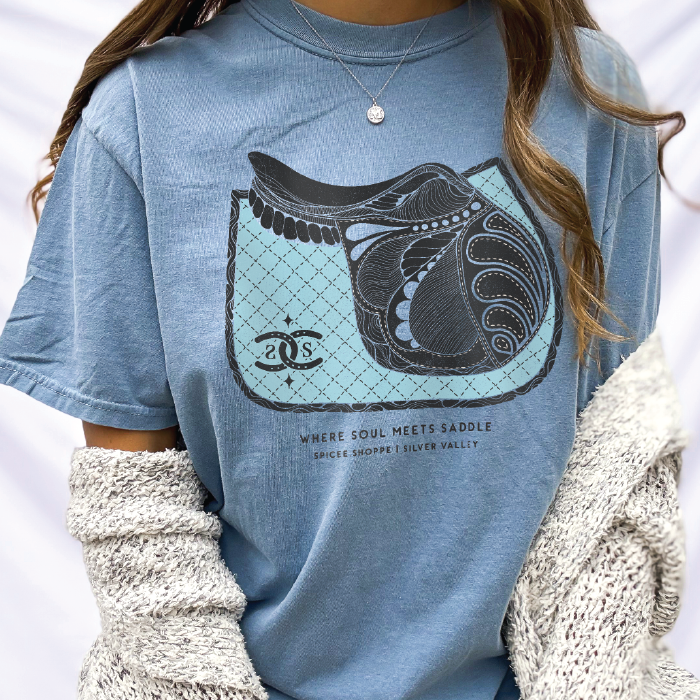 Soul Saddle | Ice Blue | Tee Shirt