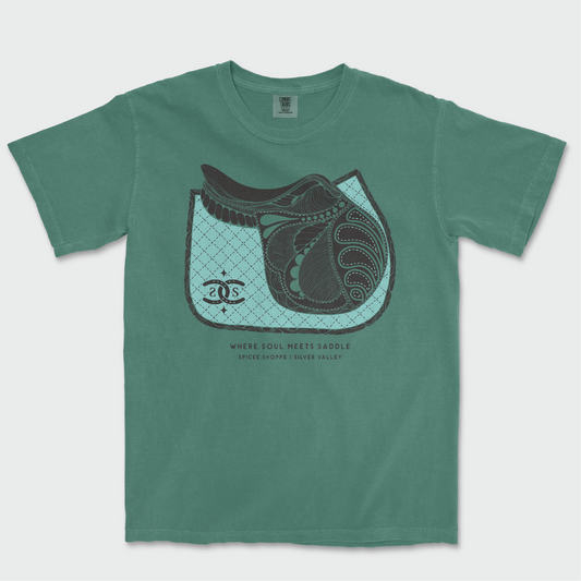 Soul Saddle | Light Green | Tee Shirt