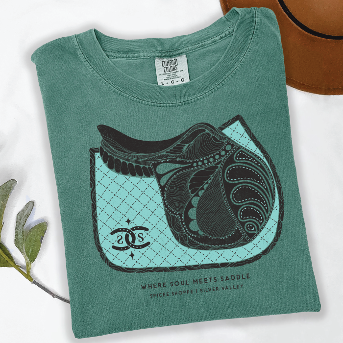 Soul Saddle | Light Green | Tee Shirt