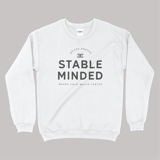 Stable Minded | White | Sweatshirt