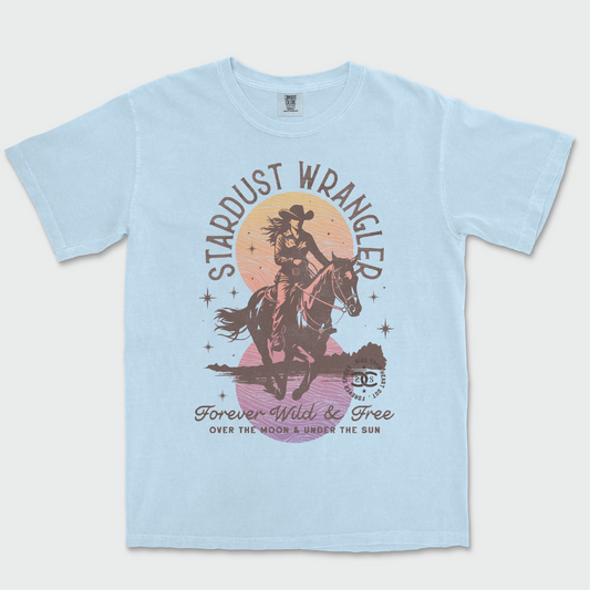 Stardust Wrangler | Chambray | Tee Shirt