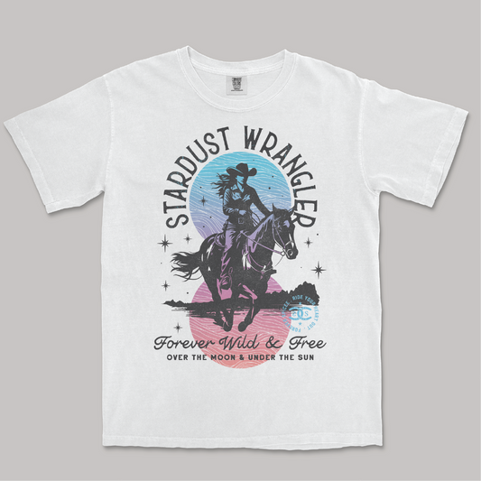 Stardust Wrangler | White | Tee Shirt