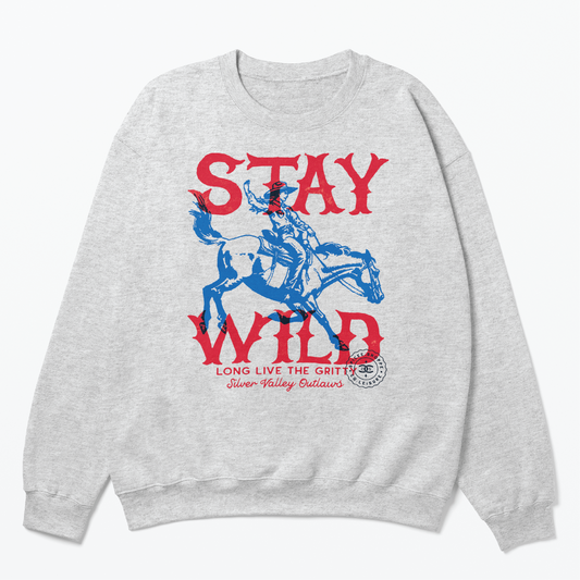 Stay Wild | Ash | Sweatshirt