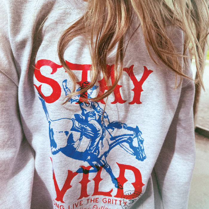 Stay Wild | Ash | Sweatshirt