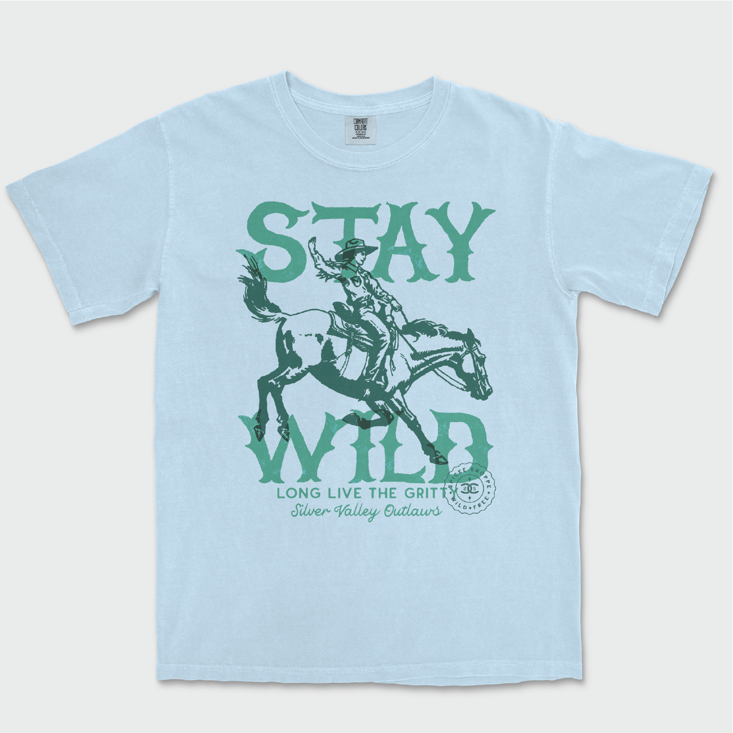 Stay Wild | Chambray | Tee Shirt