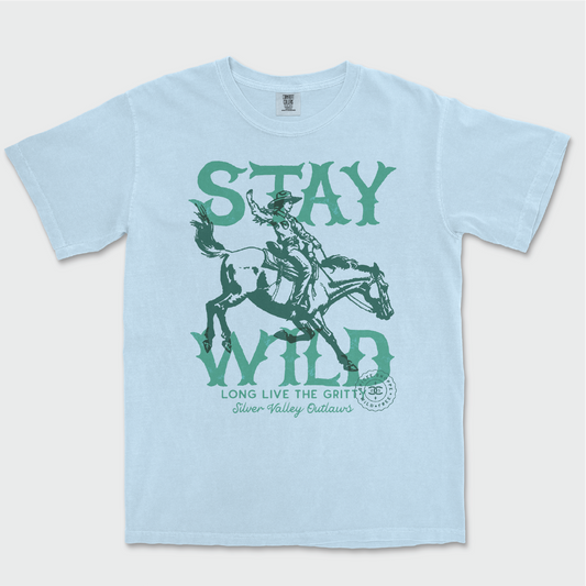Stay Wild | Chambray | Tee Shirt