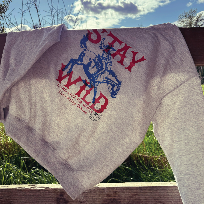 Stay Wild | Ash | Sweatshirt