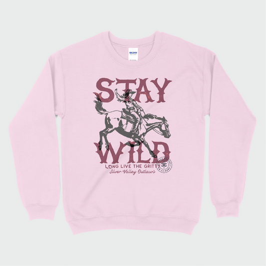 Stay Wild | Light Pink | Sweatshirt
