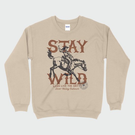 Stay Wild | Sand | Sweatshirt