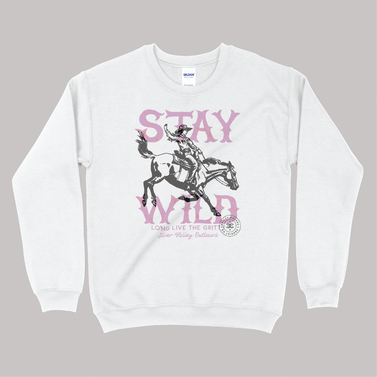 Stay Wild | White | Sweatshirt
