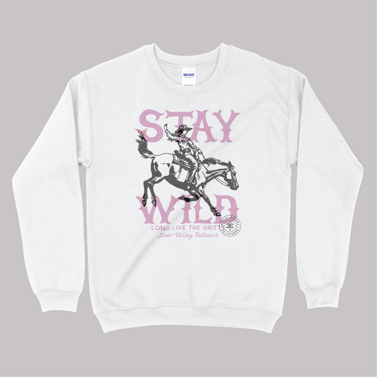 Stay Wild | White | Sweatshirt