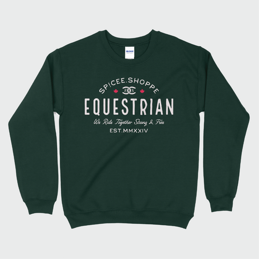 Vintage Equestrian| Forest Green | Sweatshirt