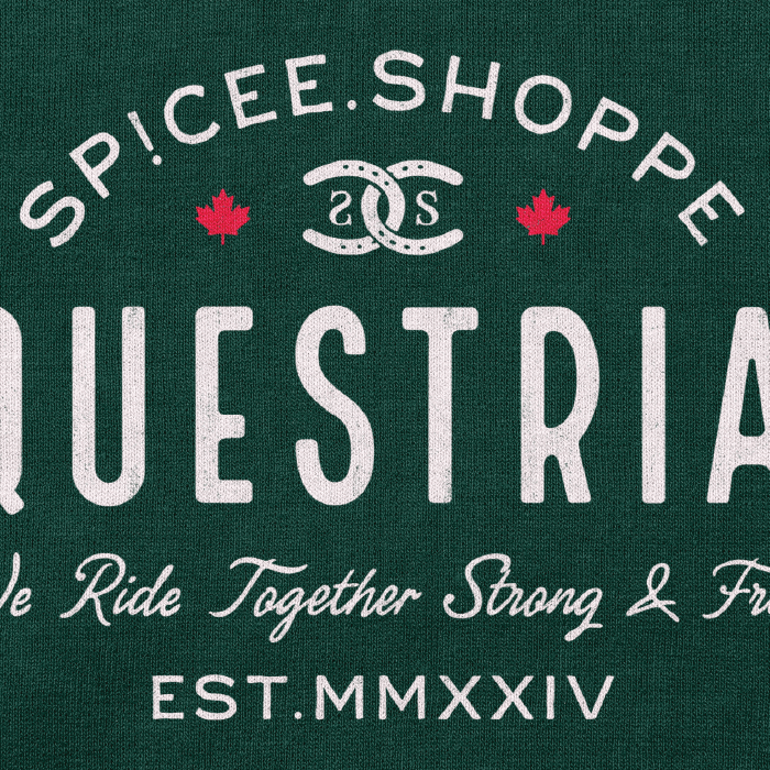 Vintage Equestrian| Forest Green | Sweatshirt
