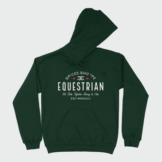 Vintage Equestrian | Forest Green | Hoodie