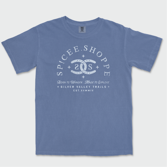 SPICEE Vintage Logo | Blue Jean | Tee Shirt